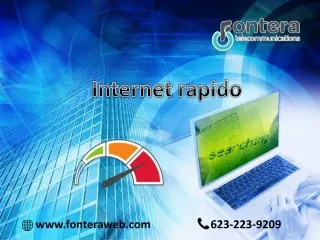 Obtenga una conexión a Internet del proveedor de servicios de Internet rápido: FonteraWeb