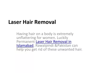 laser hair removal