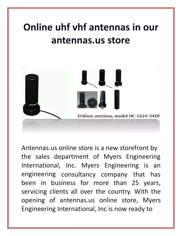 online uhf vhf antennas in our antennas us store