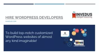 Hire WordPress Developer