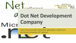 Dot Net Application Development Company USA