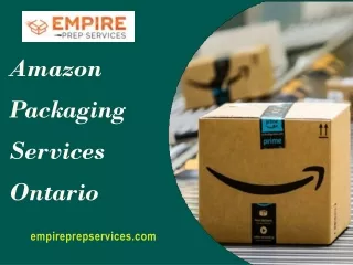 Amazon Packaging Services Ontario
