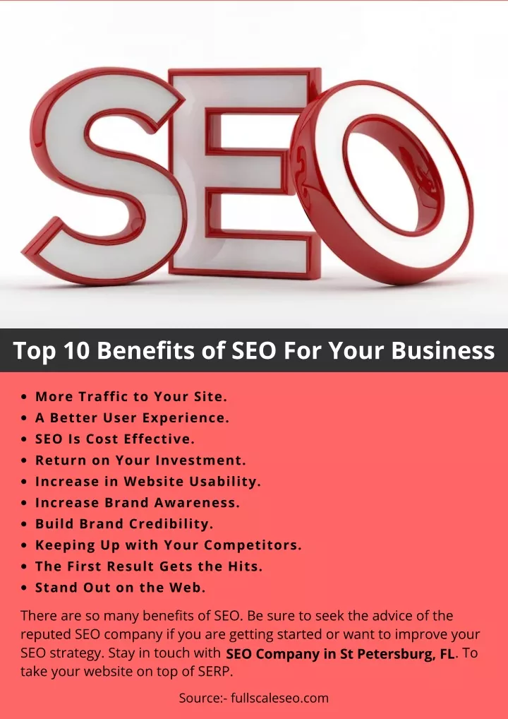 top 10 benefits of seo for your business