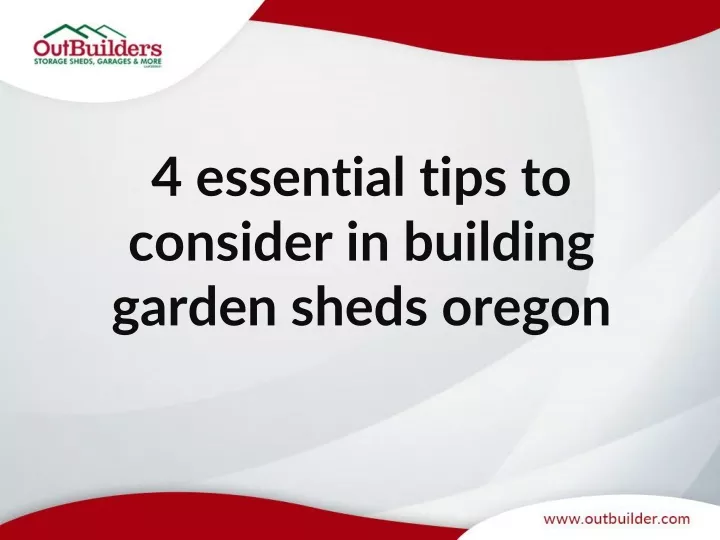 4 essential tips to consider in building garden