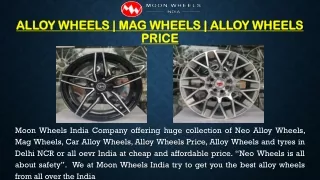 Alloy Wheels | Mag Wheels | Alloy Wheels Price