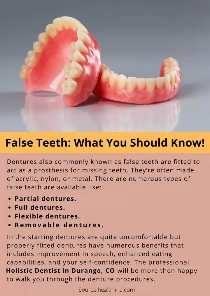false teeth what you should know