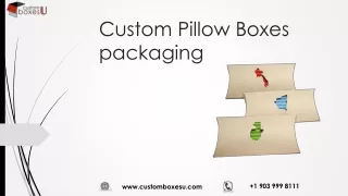 custom pillow boxes packaging