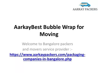 aarkaybest bubble wrap for moving