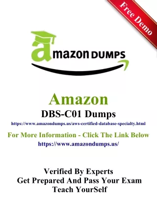How To Learn About DBS-C01 Dumps Within Few Days Through Amazondumps.us?
