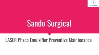 Sando Surgical Introduction