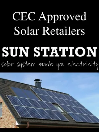 cec approved solar retailers