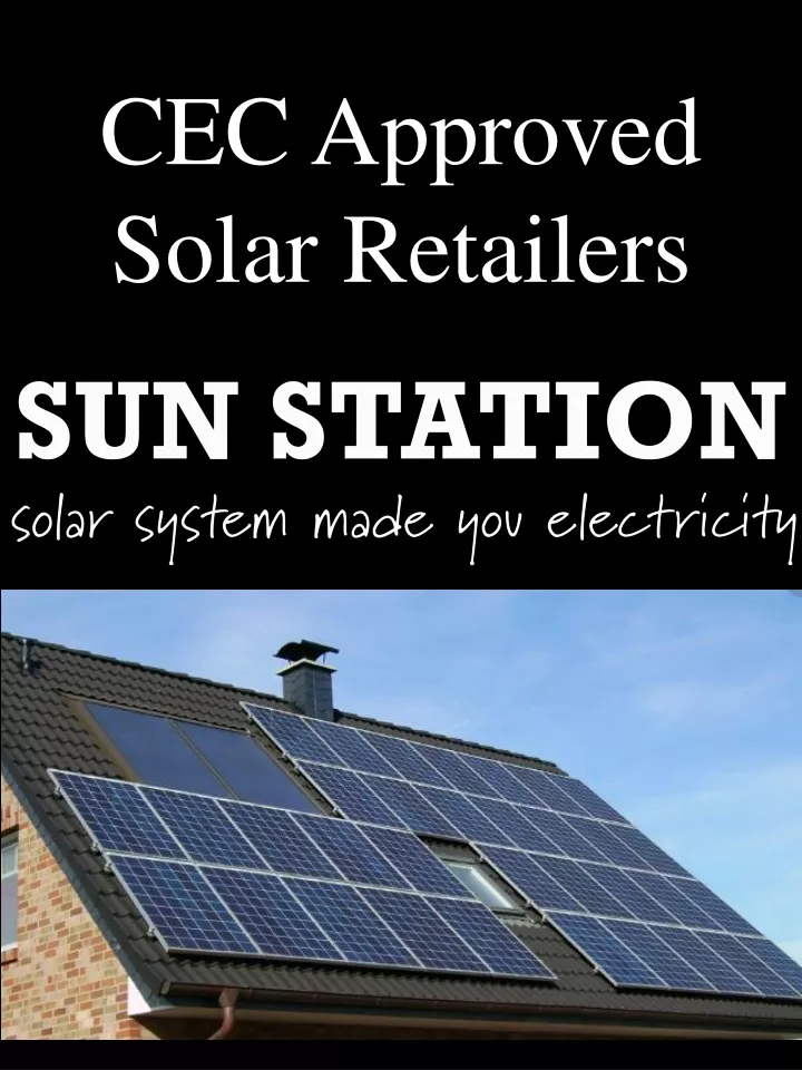 cec approved solar retailers