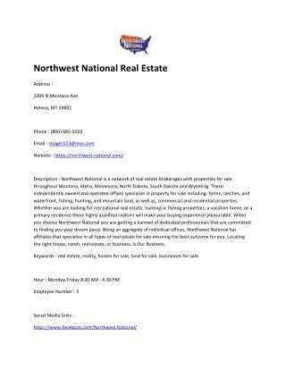 Northwest National Real Estate