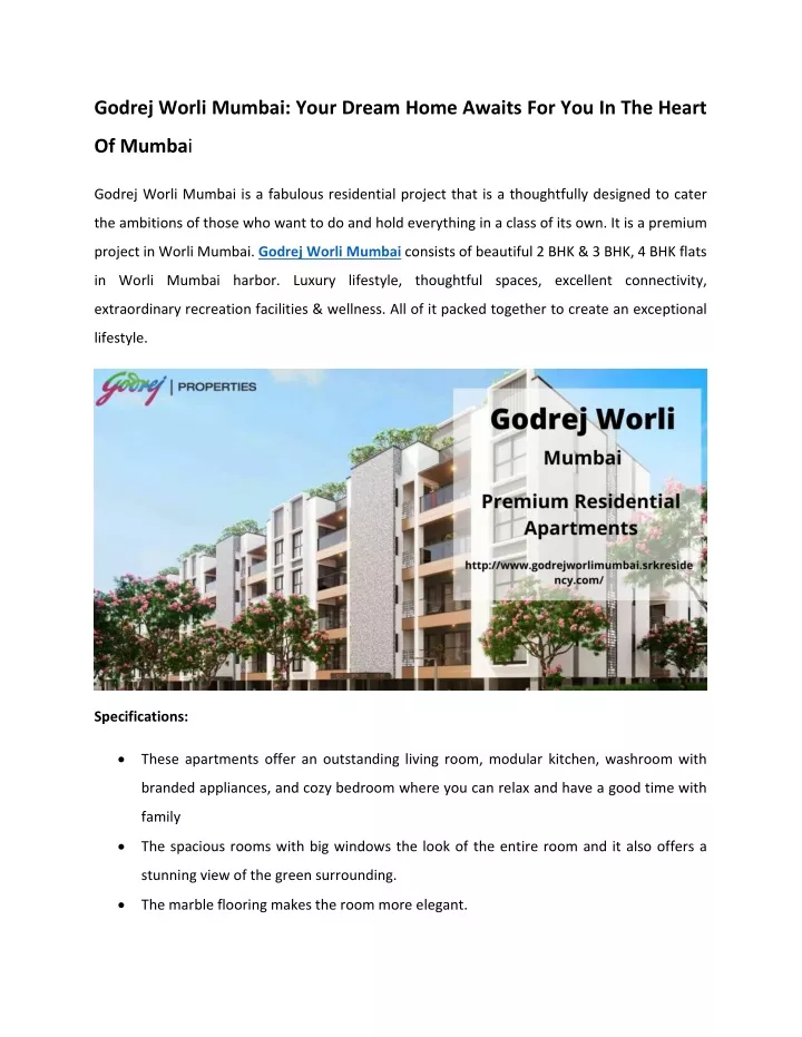 godrej worli mumbai your dream home awaits