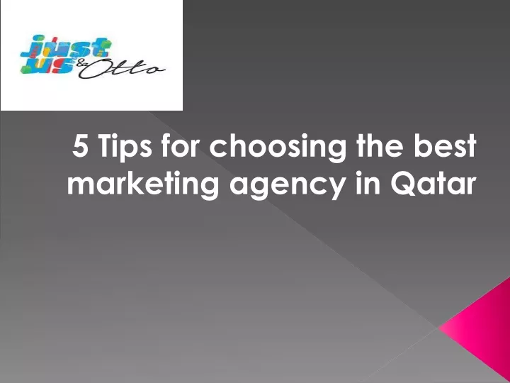 5 tips for choosing the best marketing agency in qatar