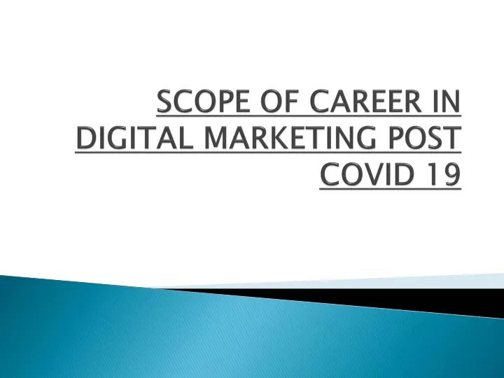 scope of career in digital marketing post covid 19