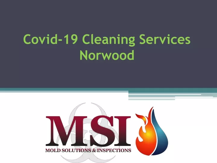 covid 19 cleaning services norwood