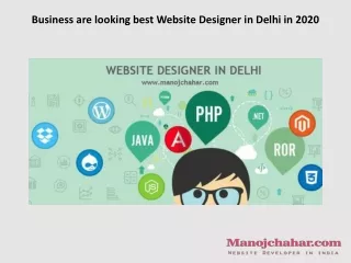 business are looking best website designer