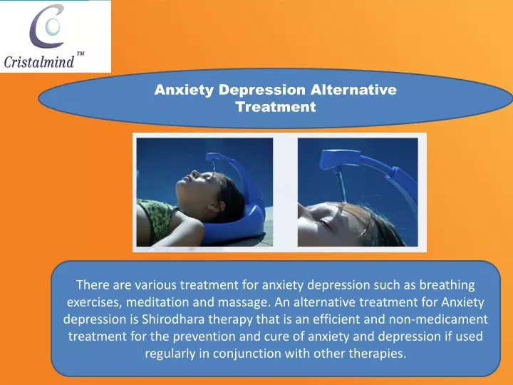 anxiety depression alternative treatment