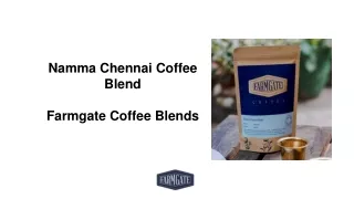 Perfect coffee blend to make tasty cup of filter coffee