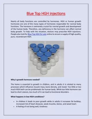 blue top hgh injections blue top hgh injections