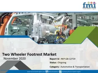 two wheeler footrest market