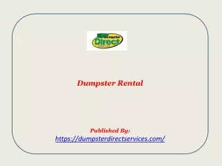 Dumpster Rental