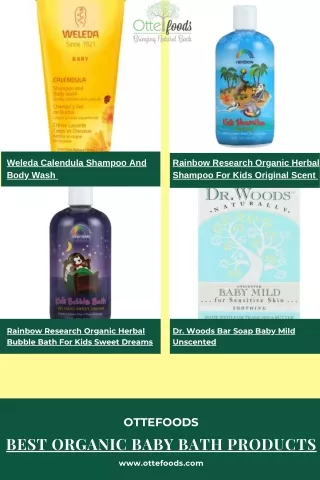 Buy Bulk Natural Baby Bath Products Online - OtteFoods