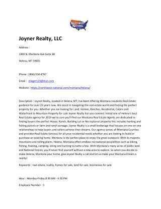 Joyner Realty, LLC