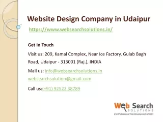 Website Design Company in Udaipur