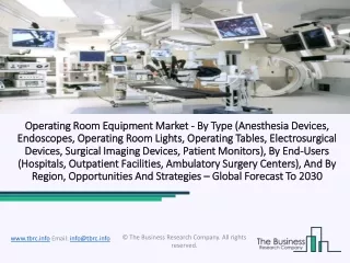 operating room equipment market operating room