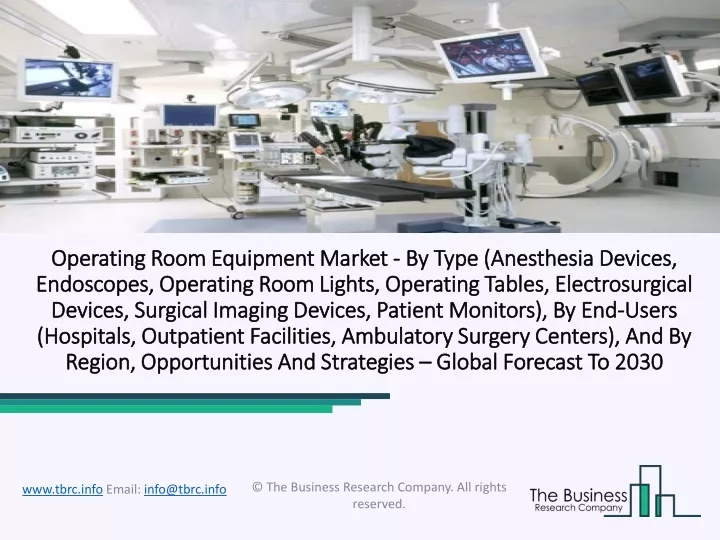 operating room equipment market operating room