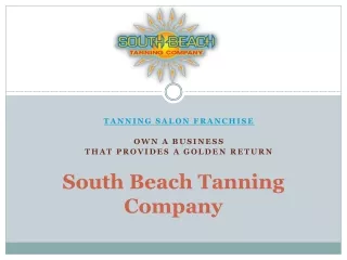 south beach tanning company