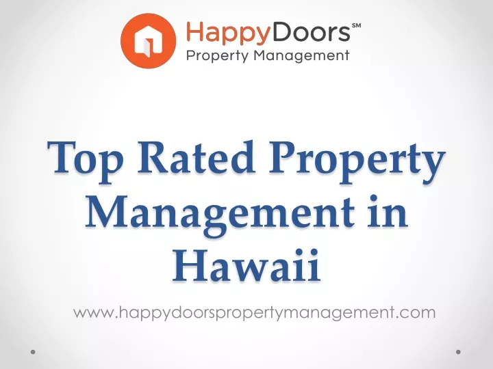 top rated property management in hawaii