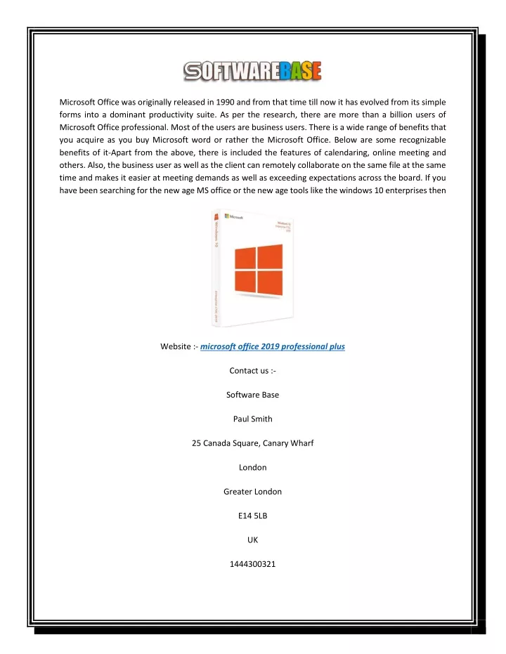microsoft office was originally released in 1990