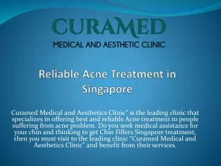 Reliable Acne Treatment in Singapore