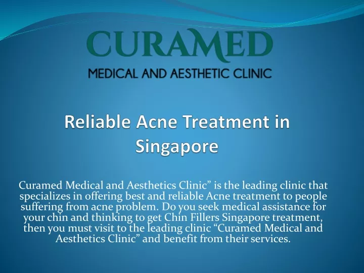 reliable acne treatment in singapore