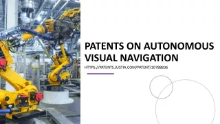 patents on autonomous visual navigation