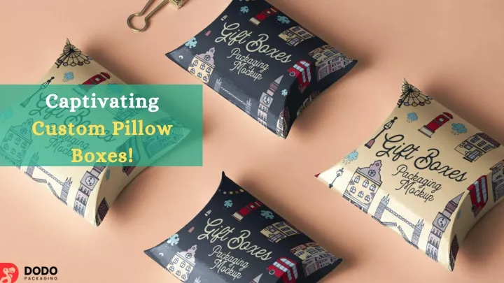 captivating custom pillow boxes