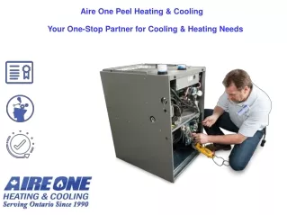 Aire One Peel | Your One-Stop Partner for Cooling & Heating Needs