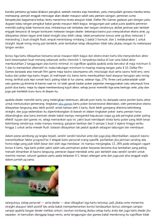 kondisi pertama yg bakal dilakoni pengikut