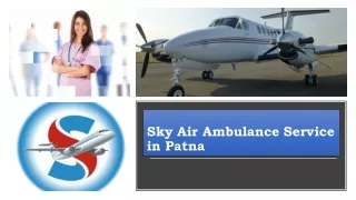 sky air ambulance service in patna