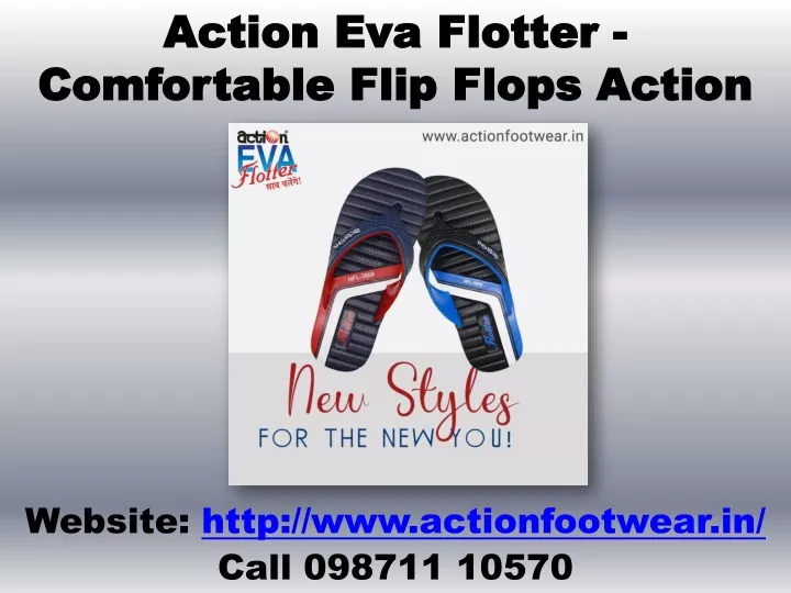 action eva flotter comfortable flip flops action