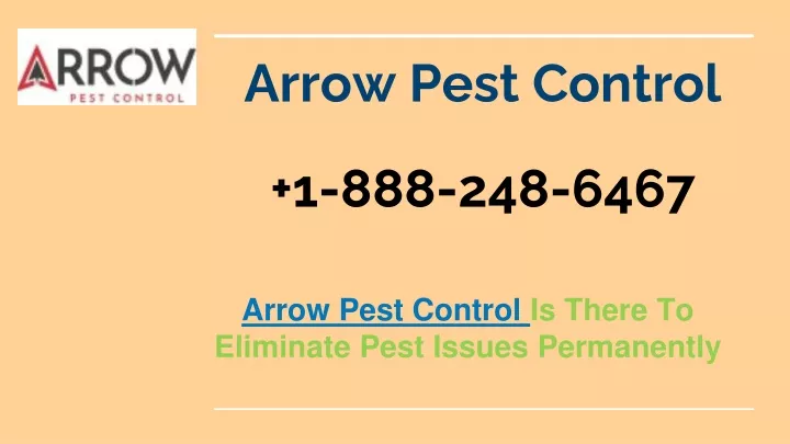 arrow pest control