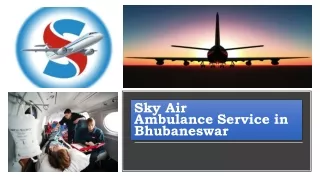 Obtain Air Ambulance Service in Bhubaneswar with Superb Medical Care