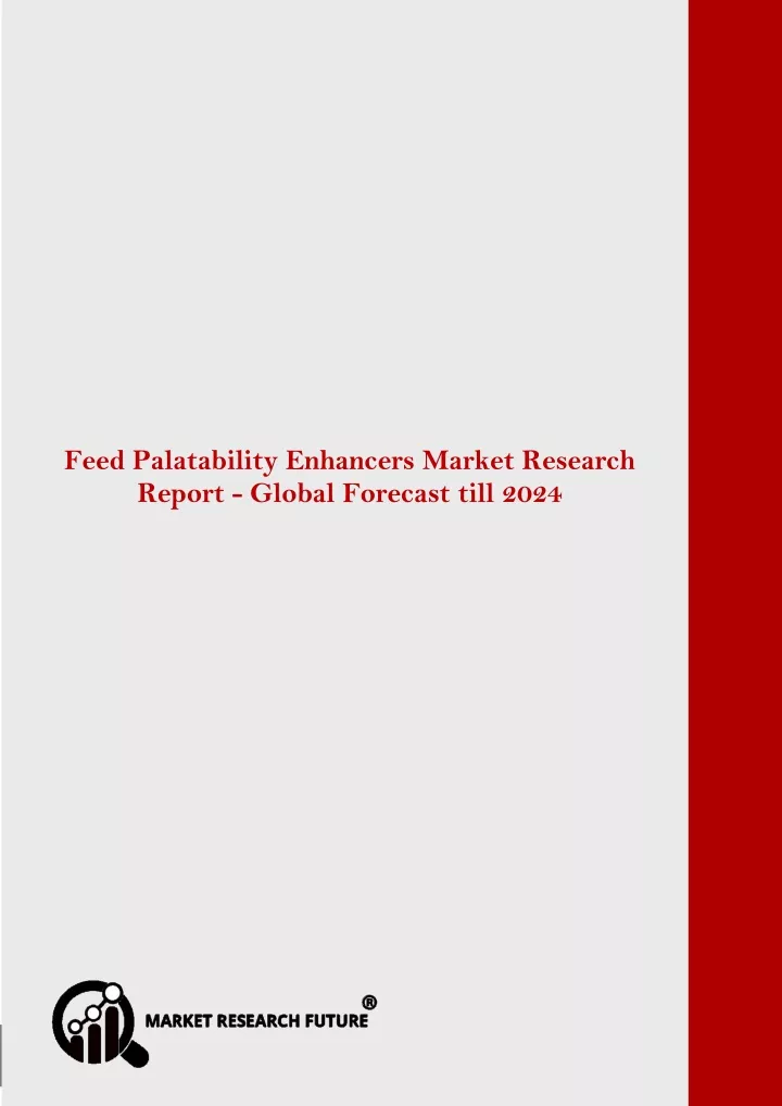 feed palatability enhancers market is expected