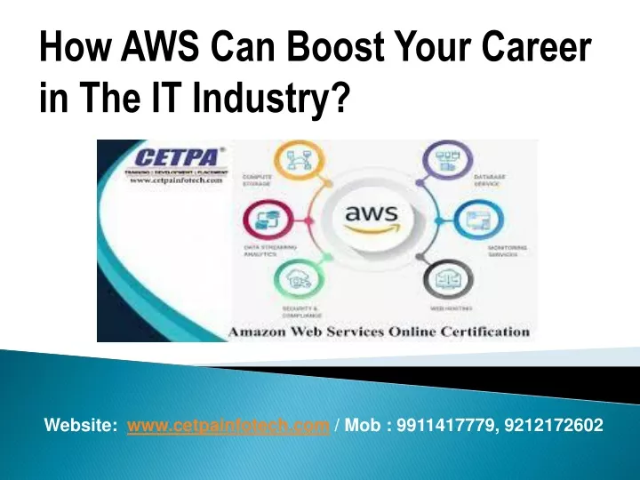 how aws can boost your career in the it industry