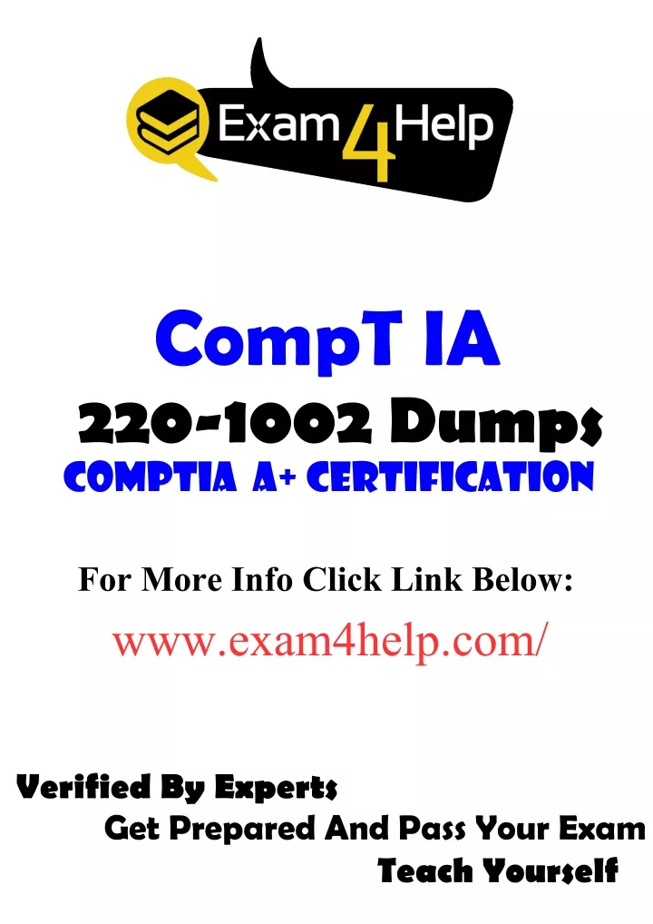 compt ia 220 1002 dumps comptia a certification