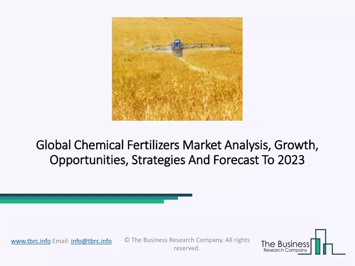global chemical fertilizers market global