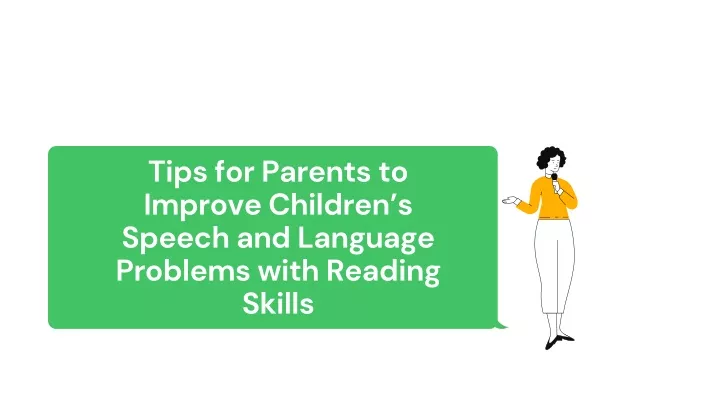 tips for parents to improve children s speech